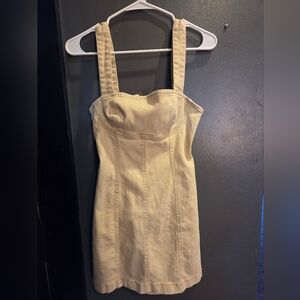 Urban Outfitters Cream Mini Dress